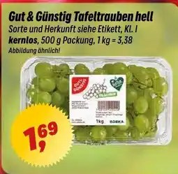 Simmel Gut & Günstig Tafeltrauben Angebot