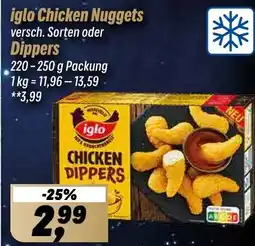 Simmel iglo Chicken Nuggets oder Dippers Angebot