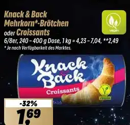 Simmel Knack & Back Mehrkorn-Brötchen oder Croissants Angebot