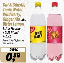 Simmel Gut&Günstig Tonic Water, Wild Berry, Ginger Ale oder Bitter Lemon Angebot