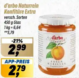 Simmel d'arbo Naturrein Konfitüre Extra Angebot
