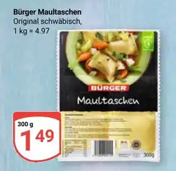 Globus Bürger Maultaschen Angebot