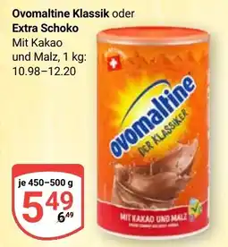 Globus Ovomaltine Klassik oder Extra Schoko Angebot