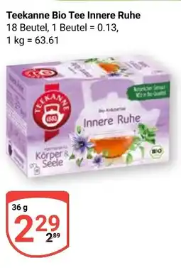 Globus Teekanne Bio Tee Innere Ruhe Angebot