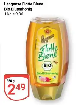 Globus Langnese Flotte Biene Bio Blütenhonig Angebot