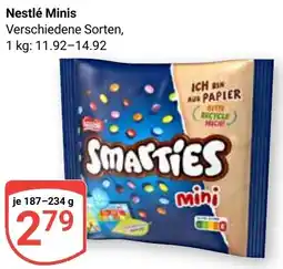 Globus Nestlé Minis Angebot