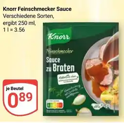 Globus Knorr Feinschmecker Sauce Angebot