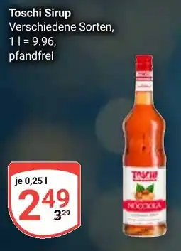 Globus Toschi Sirup Angebot