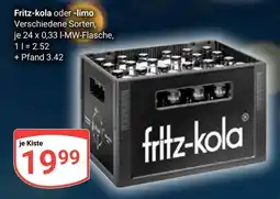 Globus Fritz-kola oder -limo Angebot