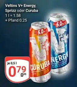 Globus Veltins V+ Energy, Sprizz oder Curuba Angebot