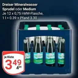 Globus Dreiser Mineralwasser Sprudel oder Medium Angebot