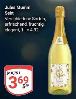 Globus Jules Mumm Sekt Angebot