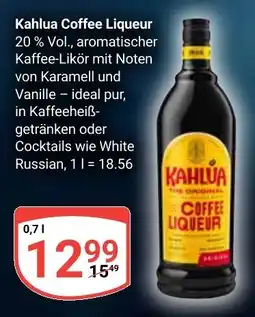 Globus Kahlua Coffee Liqueur Angebot