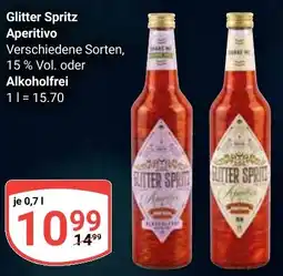 Globus Glitter Spritz Aperitivo oder Alkoholfrei Angebot