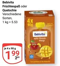 Globus Bebivita Früchtespaß oder Quetschie Angebot