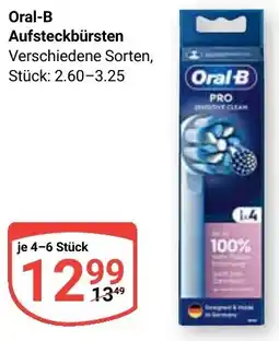 Globus Oral-B Aufsteckbürsten Angebot