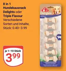 Globus 8 in 1 Hundekausnack Delights oder Triple Flavour Angebot