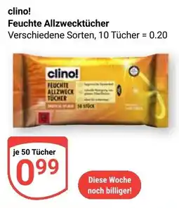 Globus clino! Feuchte Allzwecktücher Angebot