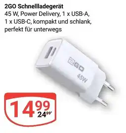Globus 2GO Schnellladegerät Angebot
