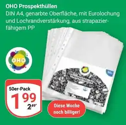 Globus OHO Prospekthüllen 50er-Pack Angebot
