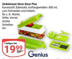 Globus Zerkleinerer Nicer Dicer Plus Genius Angebot