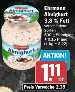 AEZ Ehrmann Almighurt 3,8% Fett Angebot