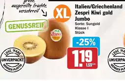 AEZ Italien/Griechenland XL Zespri Kiwi gold Jumbo Angebot