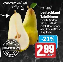 AEZ Italien/ Deutschland Tafelbirnen Angebot