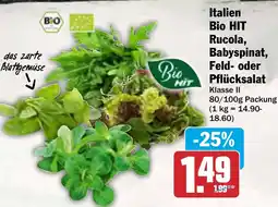 AEZ Italien Bio HIT Rucola, Babyspinat, Feld- oder Pflücksalat Angebot
