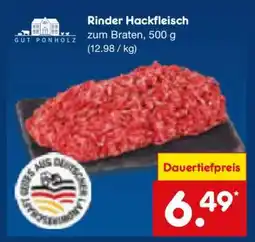 Netto Marken-Discount Rinder-Hackfleisch Angebot