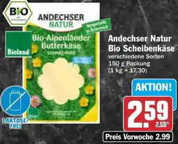 AEZ Andechser Natur Bio Scheibenkäse Angebot