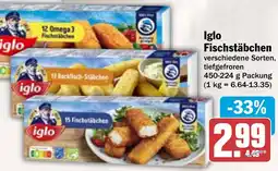 AEZ Iglo Fischstäbchen Angebot