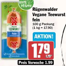 AEZ Rügenwalder Vegane Teewurst fein Angebot