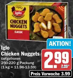 AEZ Iglo Chicken Nuggets Angebot