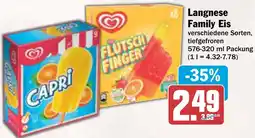 AEZ Langnese Family Eis Angebot