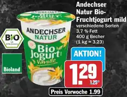 AEZ Andechser Natur Bio Fruchtjogurt mild Angebot