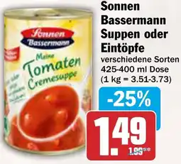AEZ Sonnen Bassermann Suppen oder Eintöpfe Angebot
