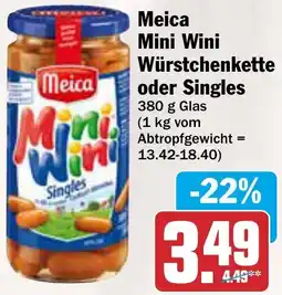 AEZ Meica Mini Wini Würstchenkette oder Singles Angebot