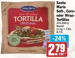 AEZ Santa Maria Soft-, Corn- oder Wrap Tortillas Angebot