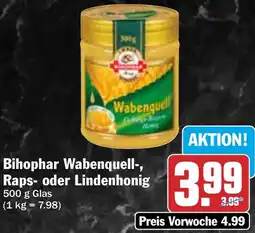 AEZ Bihophar Wabenquell-, Raps- oder Lindenhonig Angebot