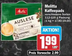 AEZ Melitta Kaffeepads Angebot