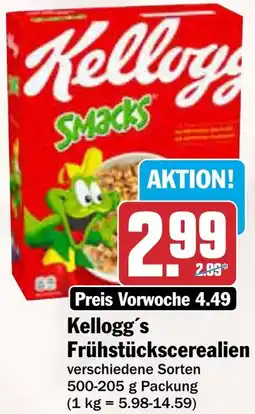 AEZ Kellogg's Frühstückscerealien Angebot