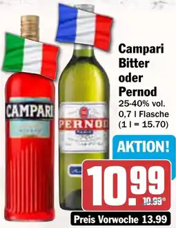 AEZ Campari Bitter oder Pernod Angebot