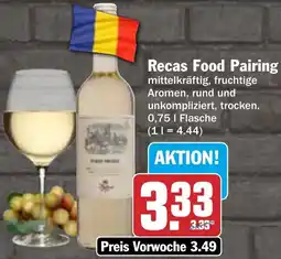 AEZ Recas Food Pairing Angebot