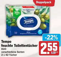 AEZ Tempo feuchte Toilettentücher Angebot