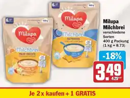 AEZ Milupa Milchbrei Angebot