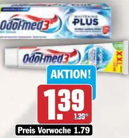 AEZ Odol med 3 Zahncreme oder med 3 Zahncreme Plus Angebot