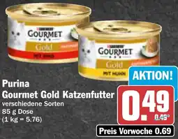 AEZ Purina Gourmet Gold Katzenfutter Angebot