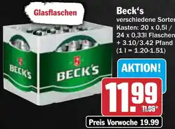 AEZ Beck's Angebot