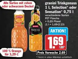 AEZ Granini Trinkgenuss, Selection oder Sensation Angebot